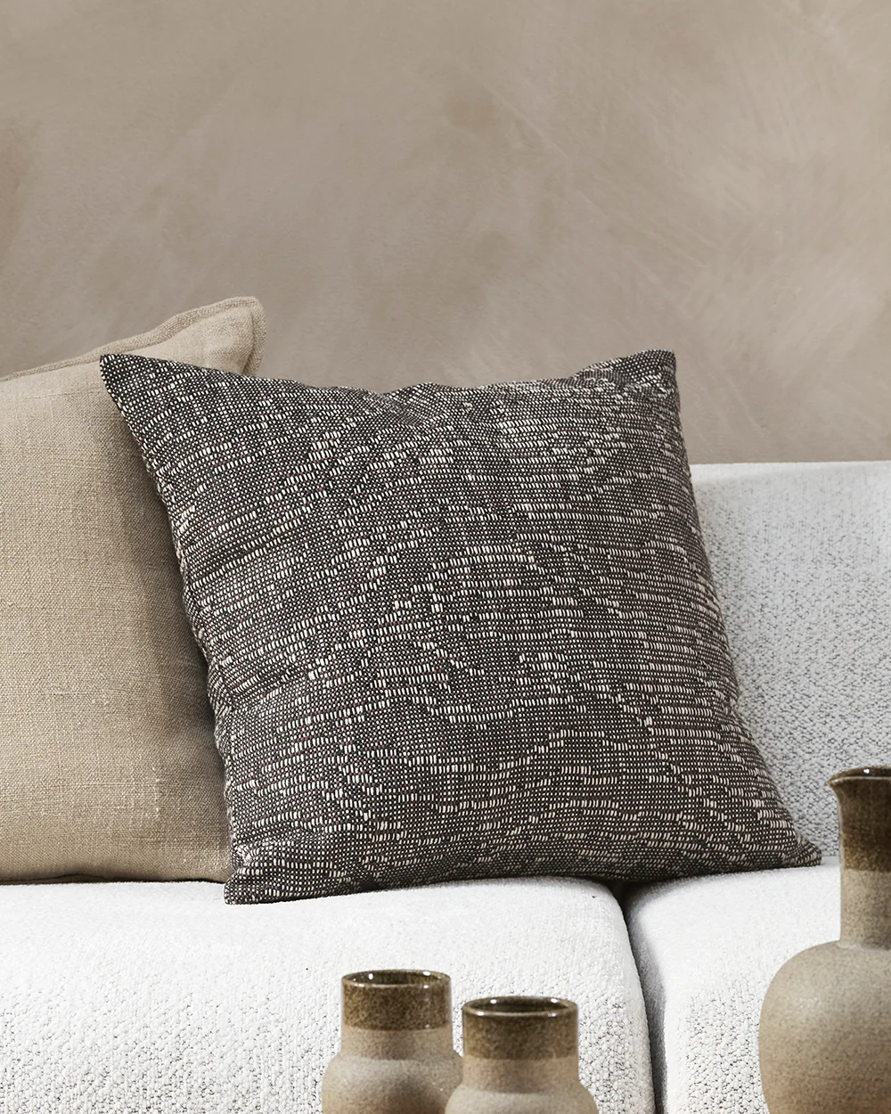 Alder Dark Chocolate Cushion - Image 3