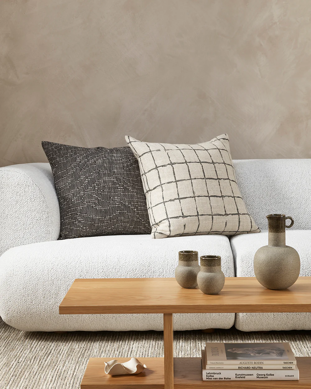 Alder Dark Chocolate Cushion - Image 4