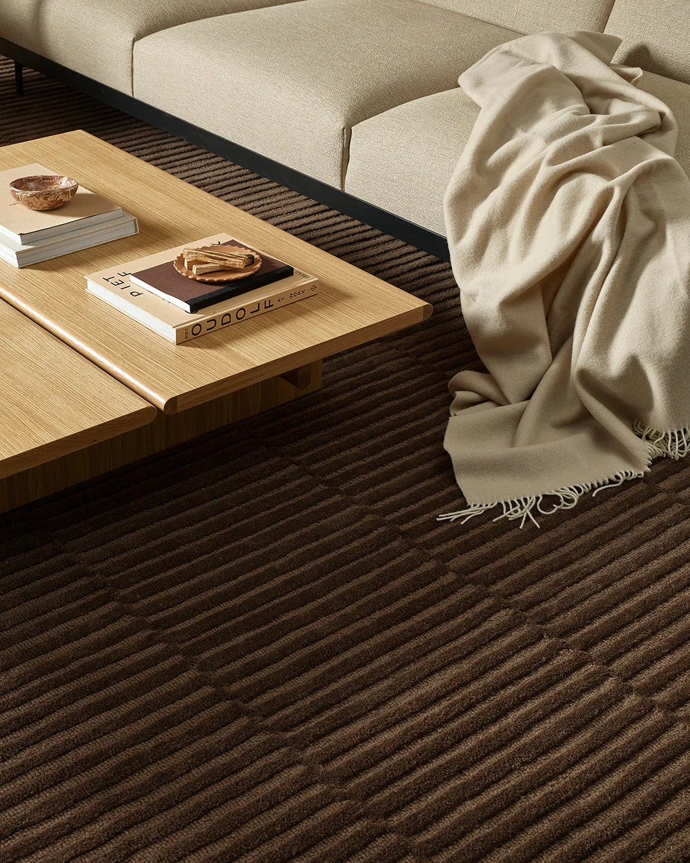 Anni Chocolate Floor Rug - Image 4