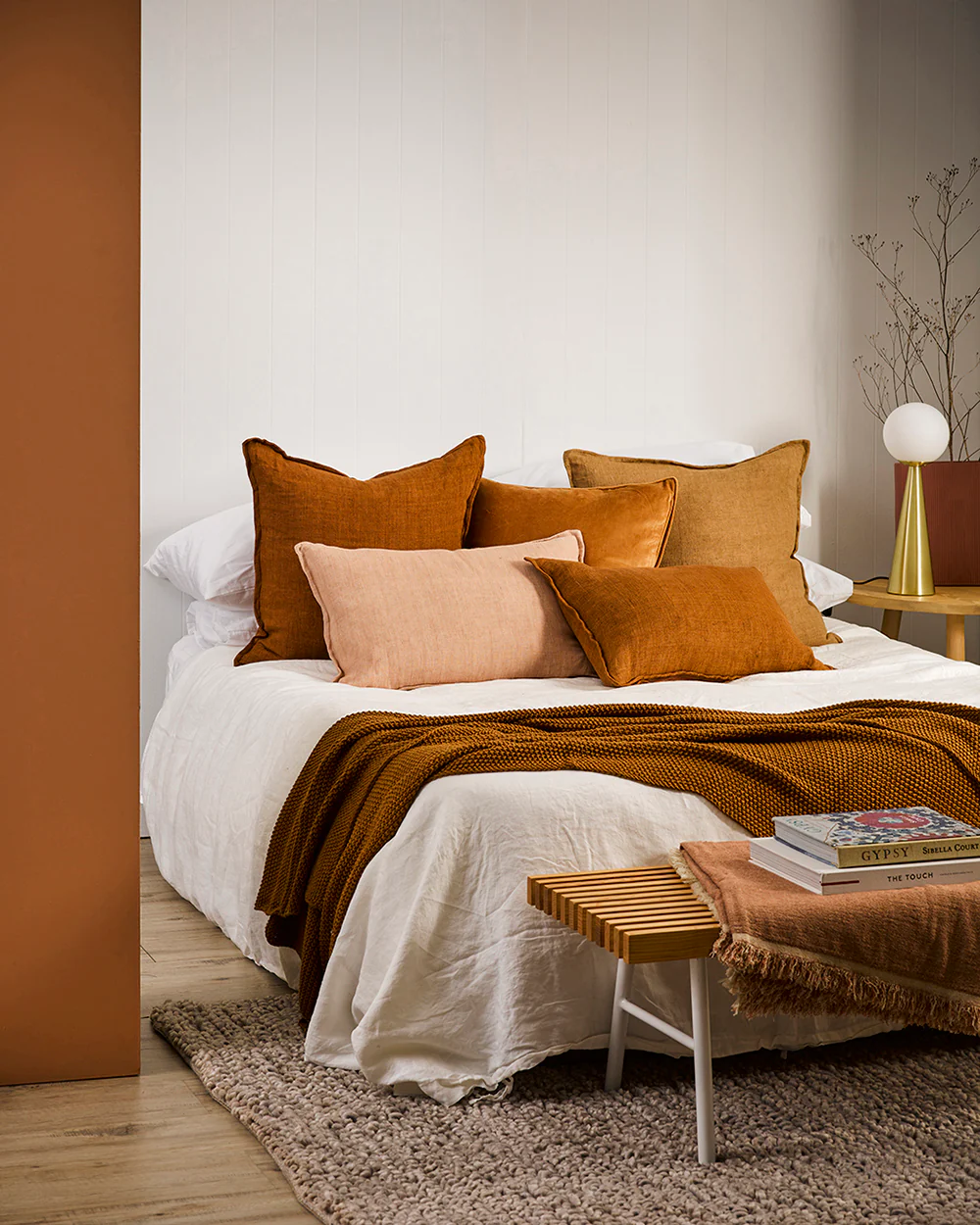 Arcadia Tobacco Lumbar Cushion - Image 3