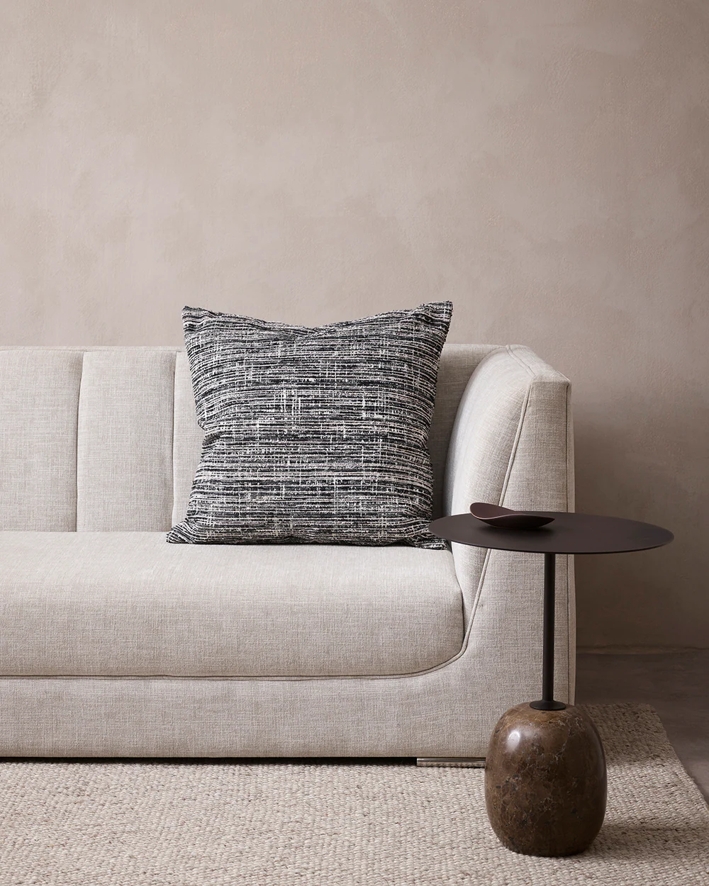 Ashford Black Large Cushion - Image 2