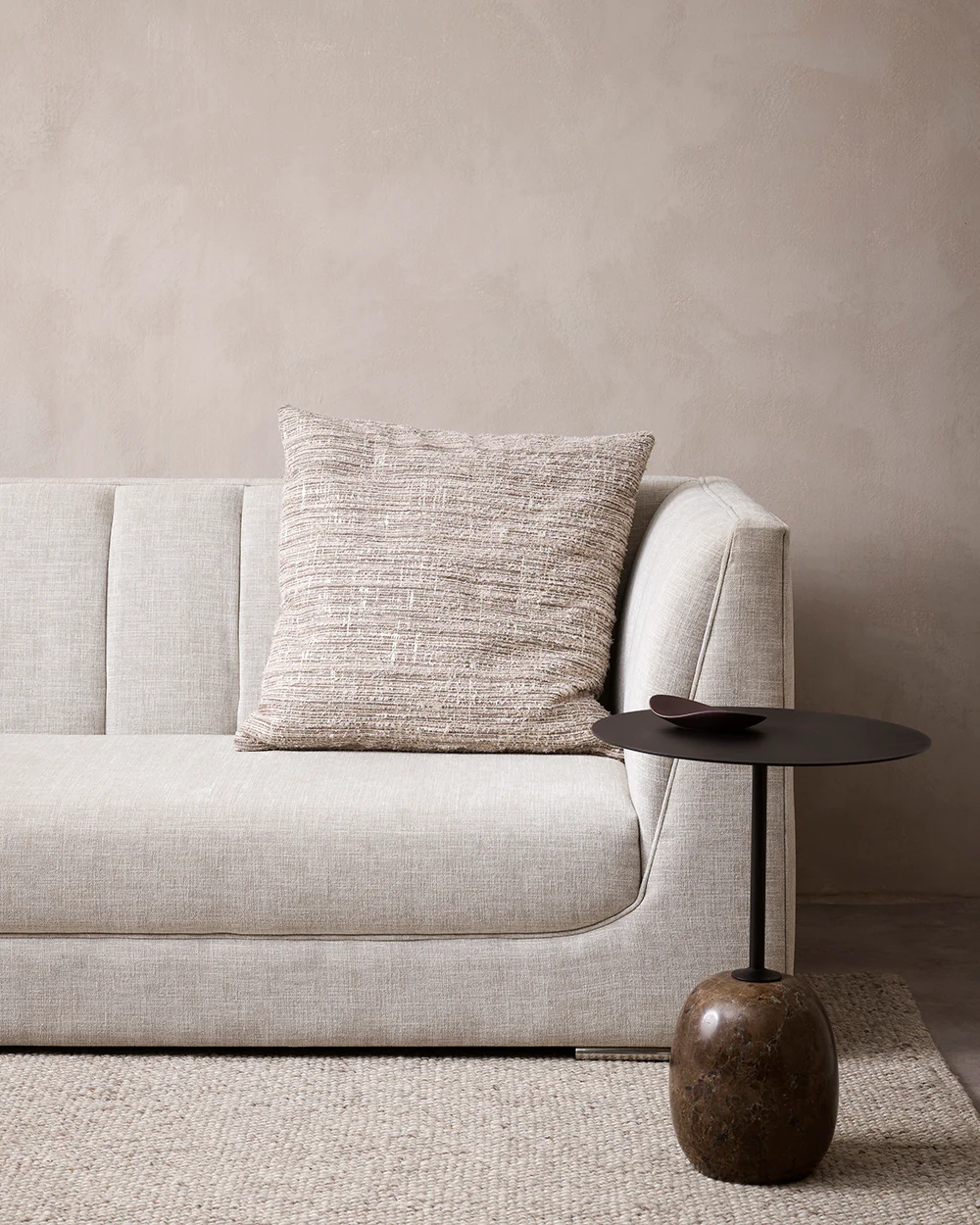 Ashford Taupe Large Cushion - Image 2