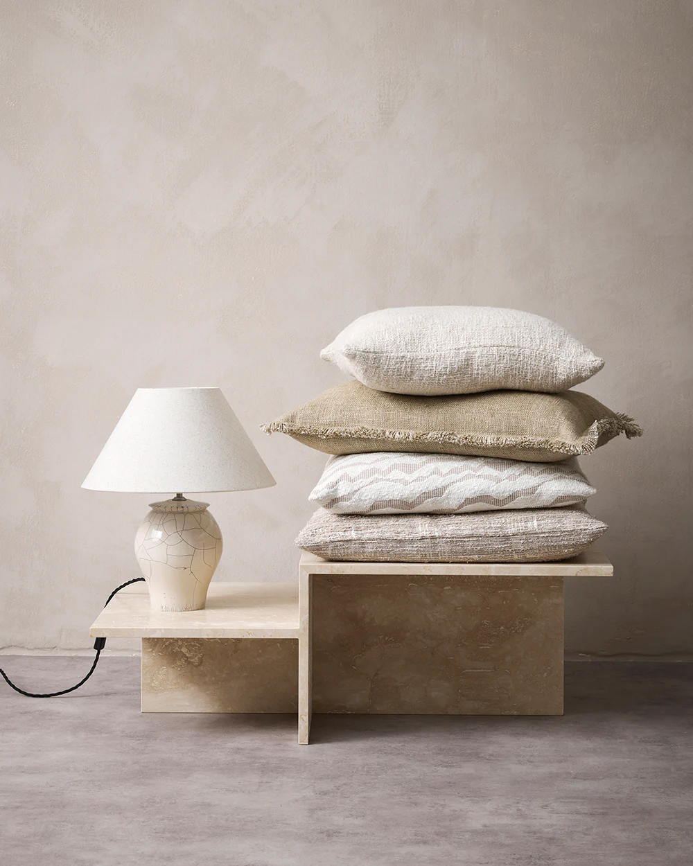 Ashford Taupe Large Cushion - Image 6