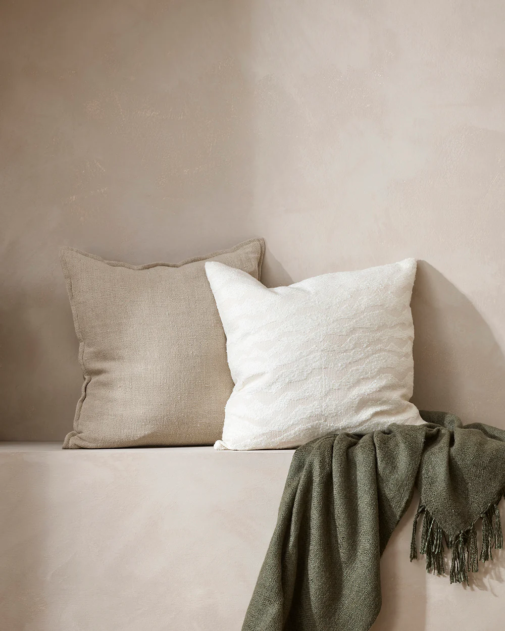 Aspen Snow Square Cushion - Image 3