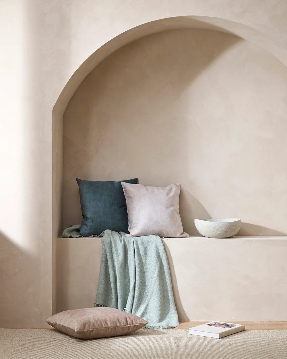 Aster Ecru Square Cushion - Image 3