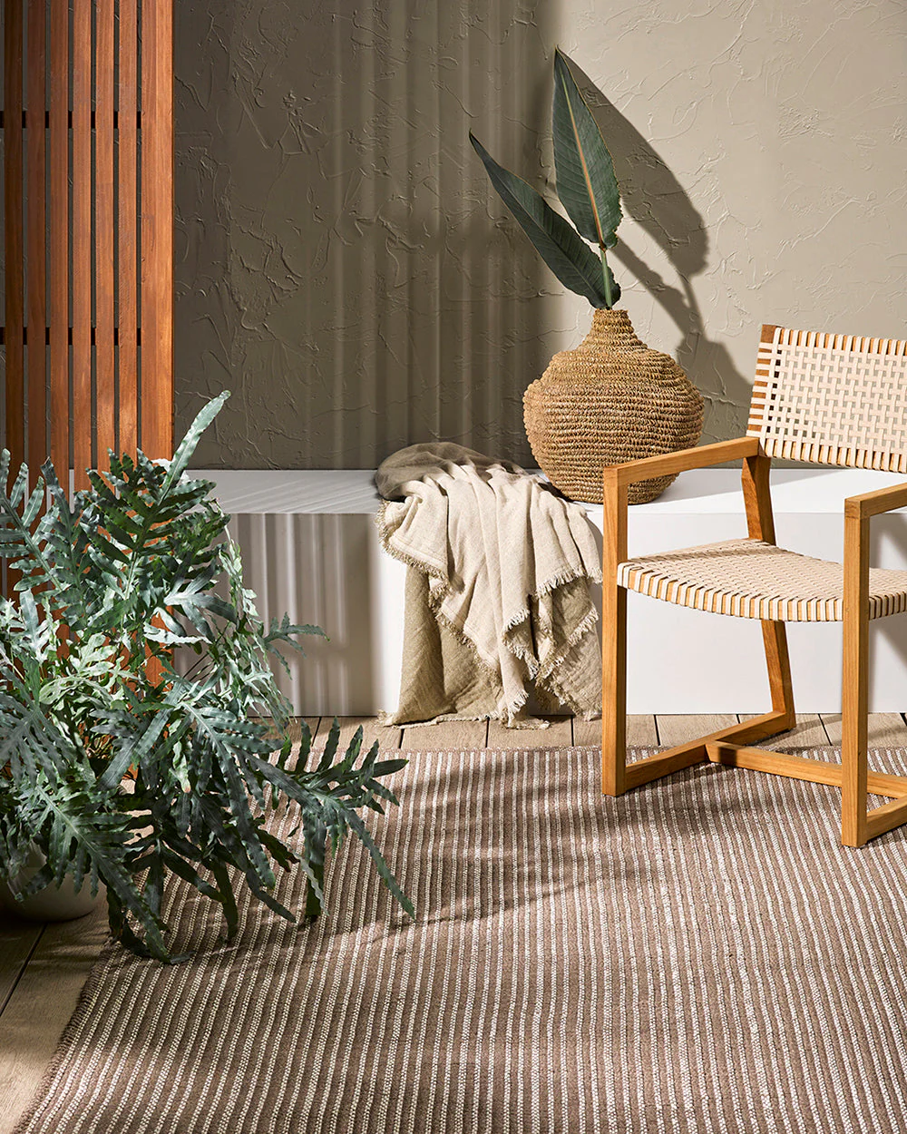 Byron Bay Taupe Floor Rug - Image 3