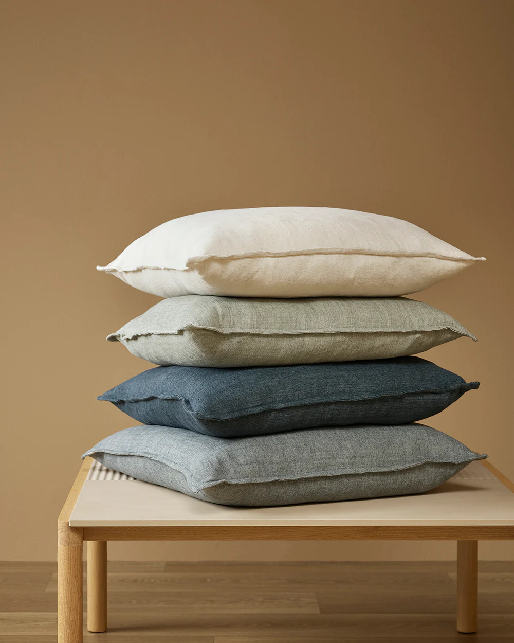 Cassia Almond Square Cushion - Image 3
