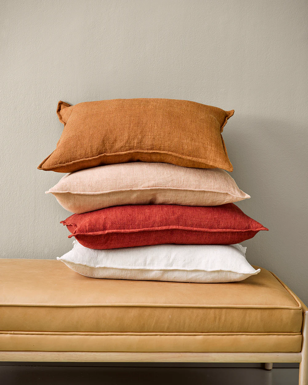 Cassia Toasted Coconut Square Cushion - Image 4