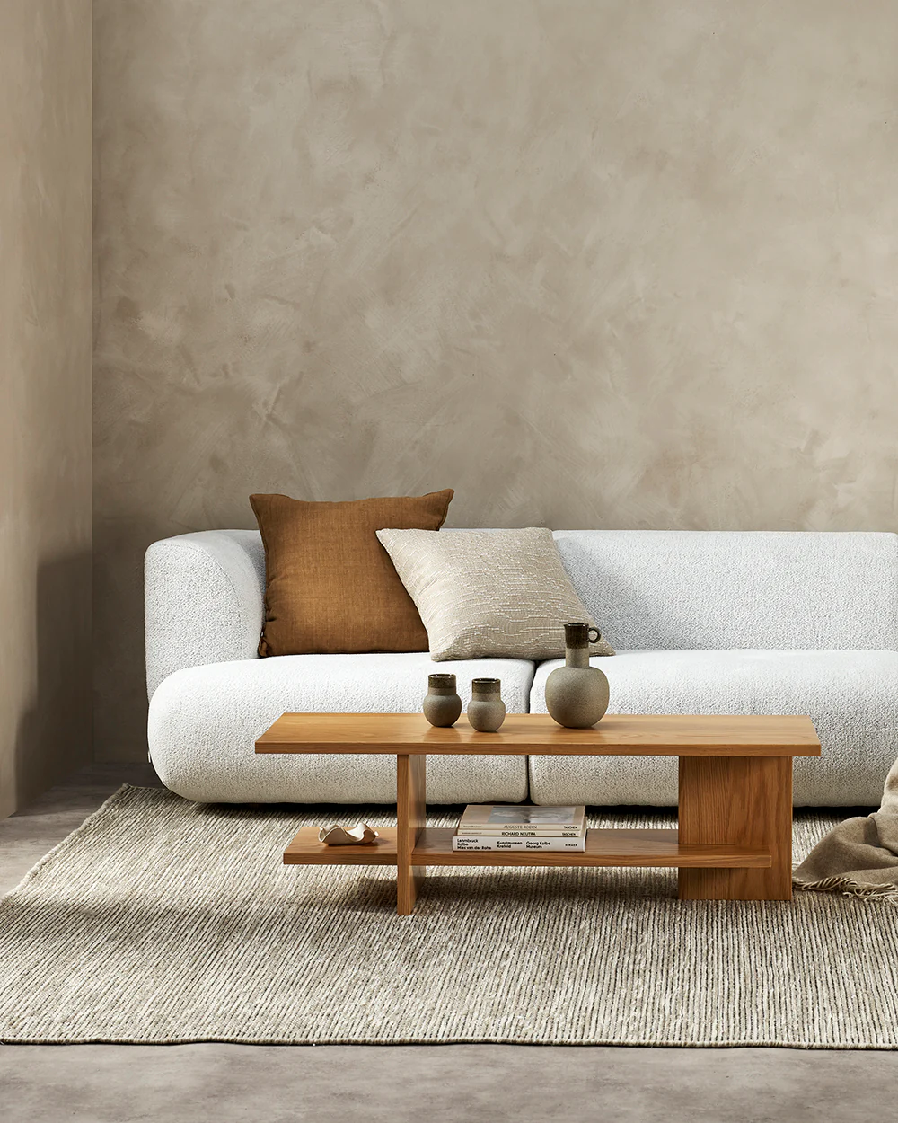Cassia Tobacco Square Cushion - Image 2