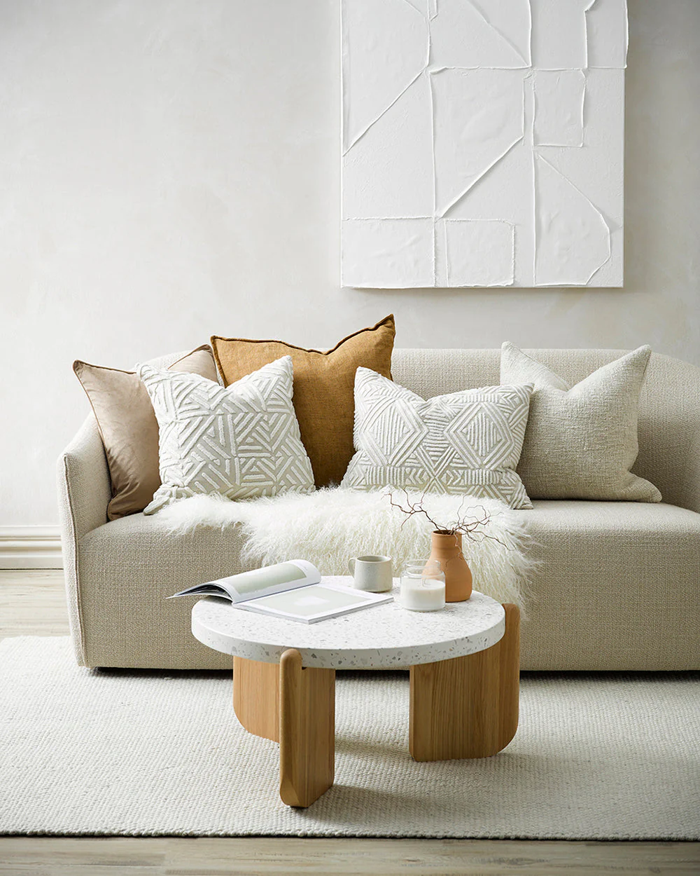 Cassius Natural Oblong Cushion - Image 4