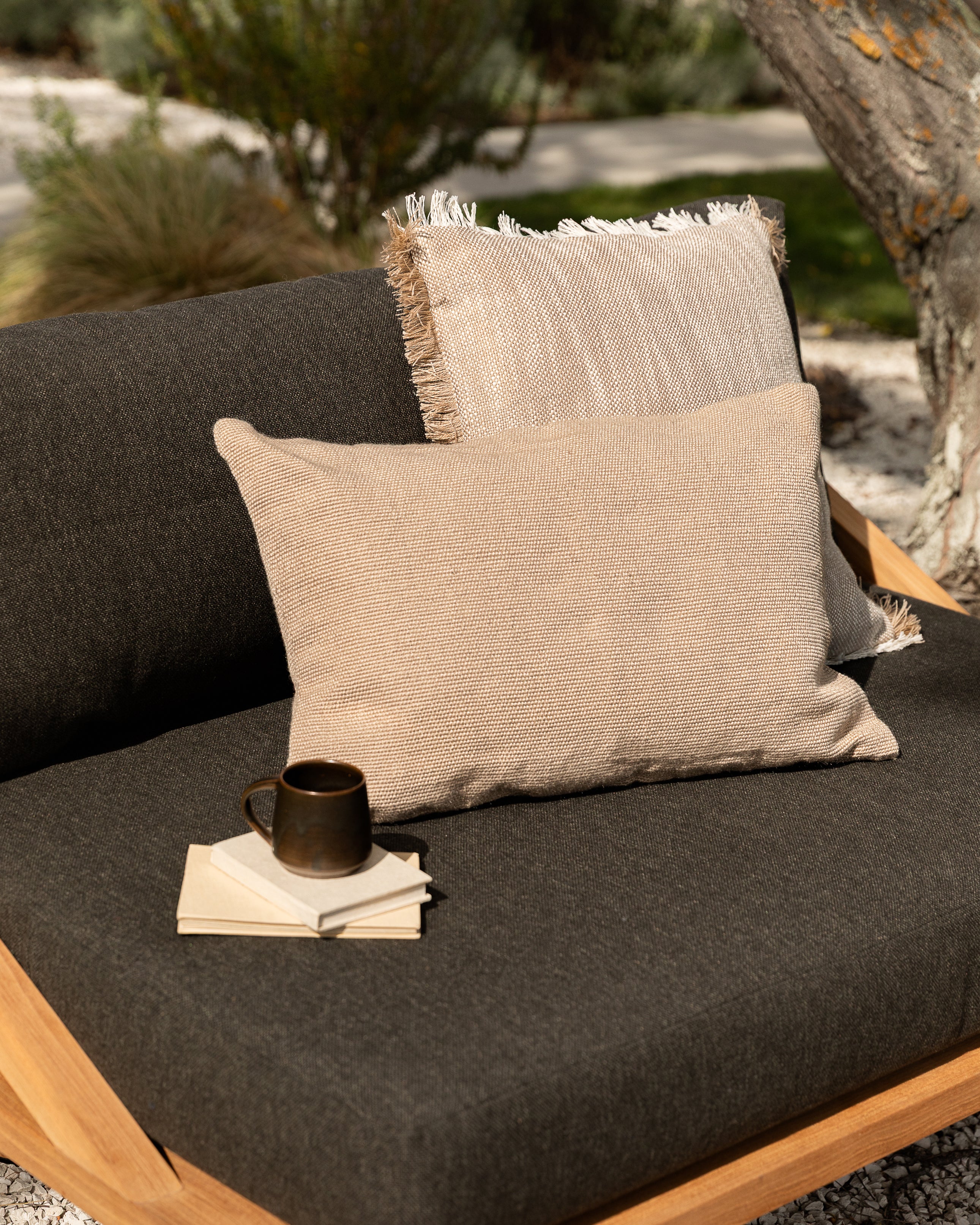Clipper Almond Cushion - Image 2