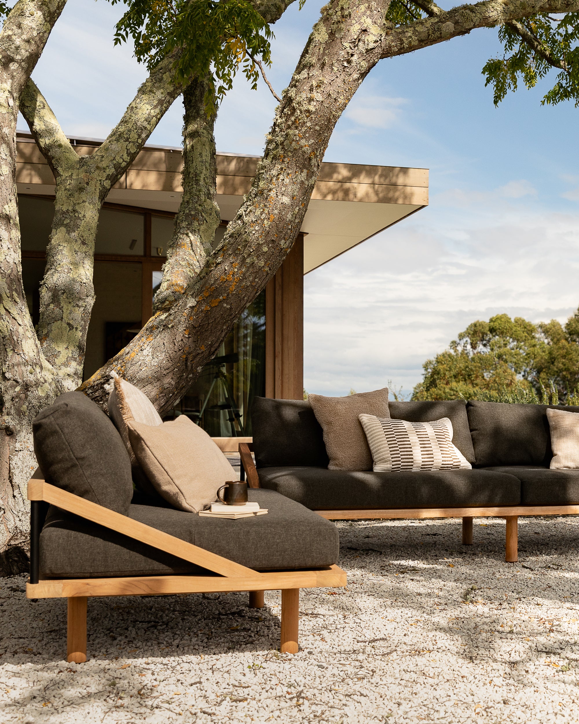 Clipper Almond Cushion - Image 3