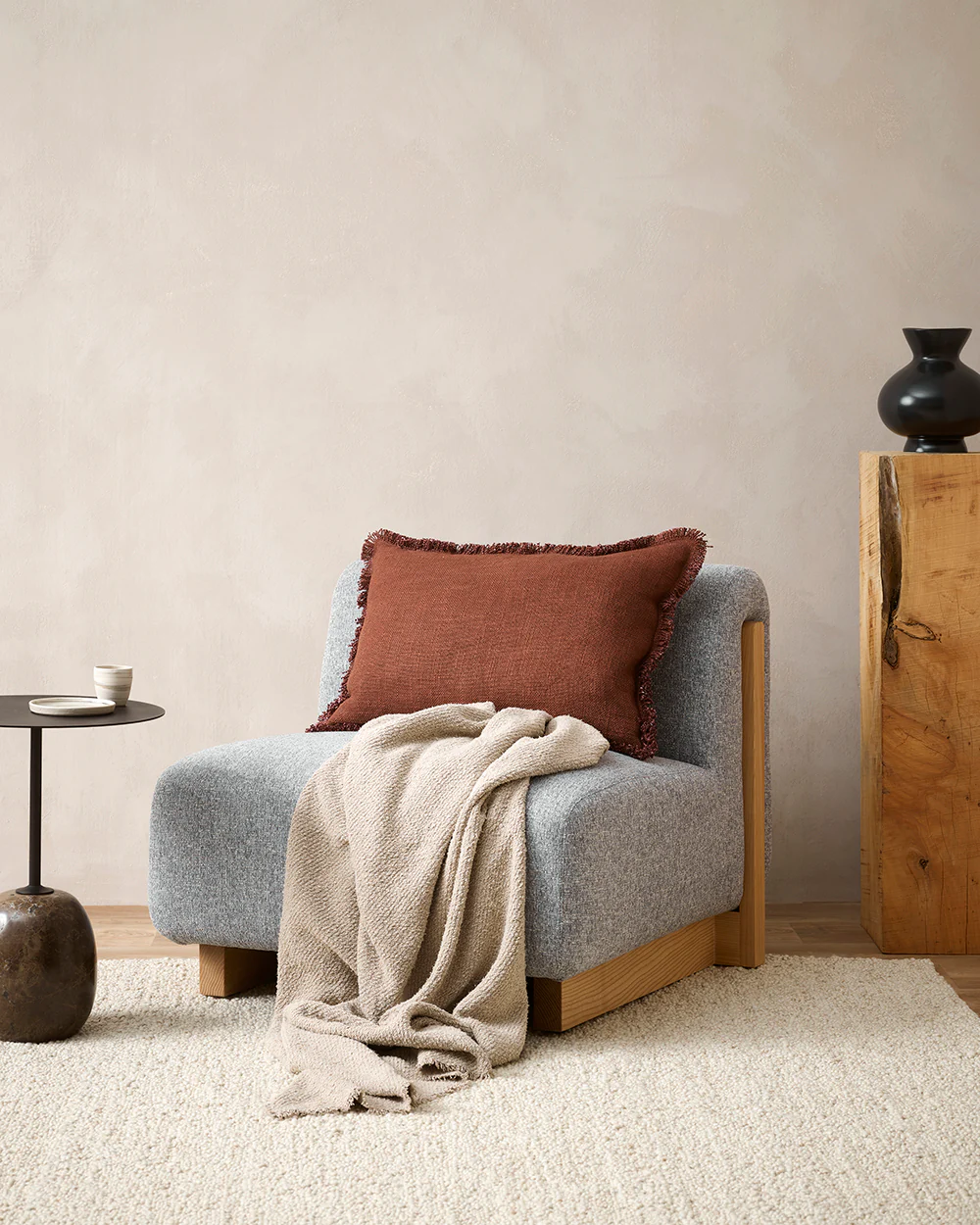 Cromwell Taupe Throw - Image 5