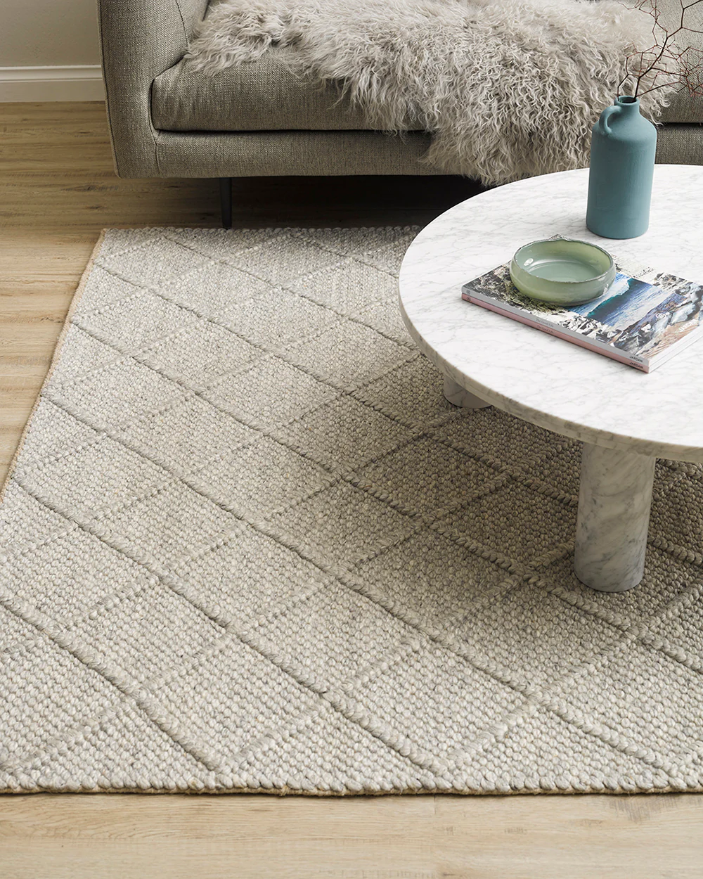 Dakota Silver Birch Floor Rug - Image 3