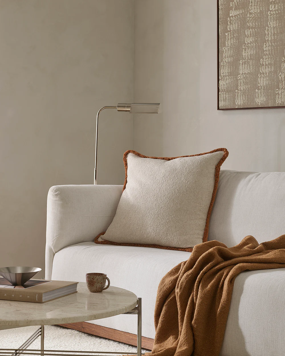 Darcy Sienna Cushion - Image 2