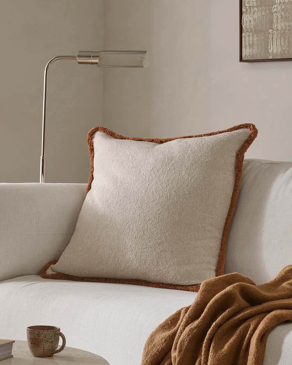 Darcy Sienna Cushion - Image 3