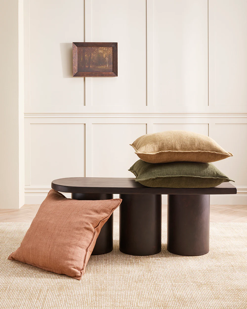 Flaxmill Fenugreek Large Cushion - Image 6