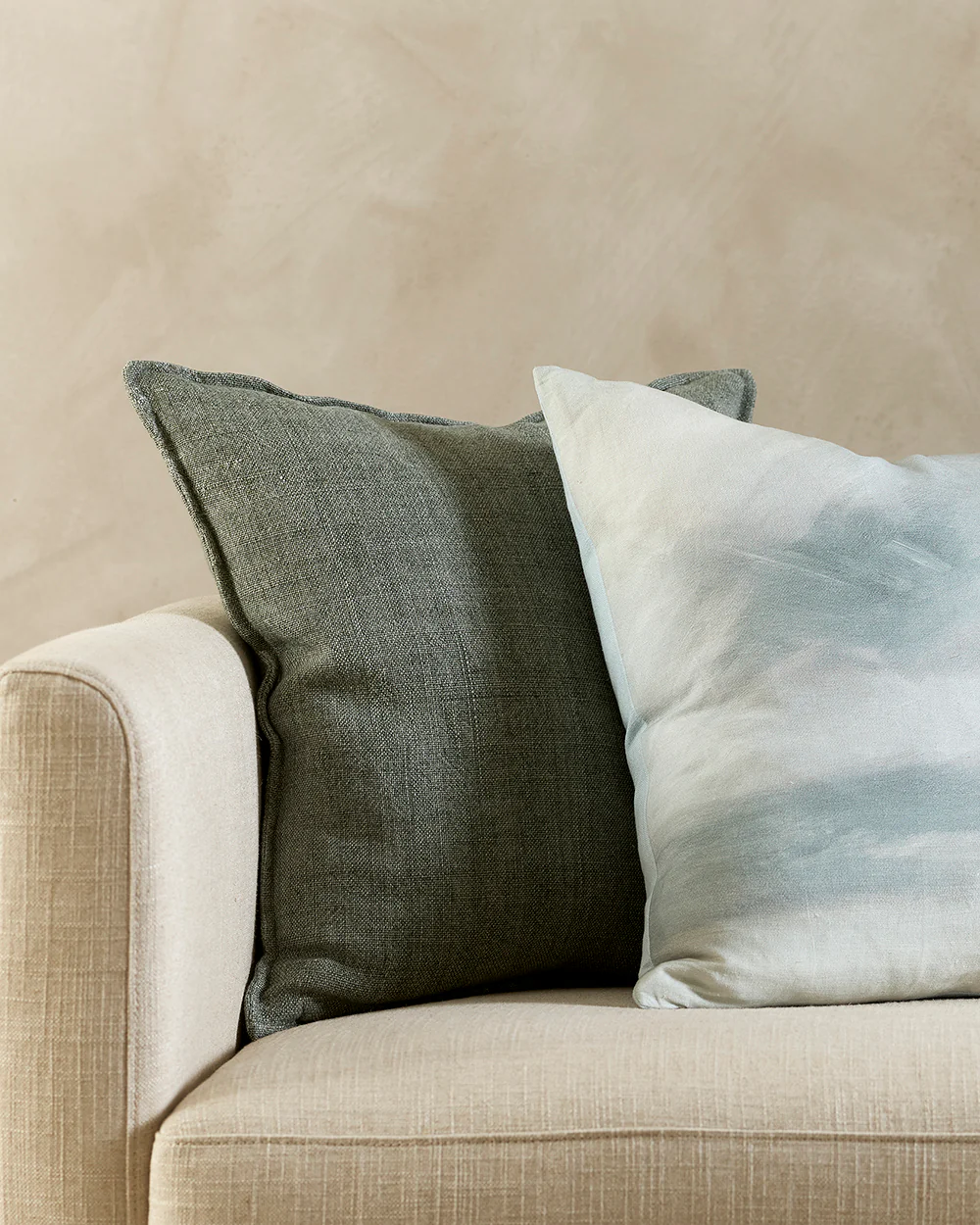 Flaxmill Sage Cushion - Image 3