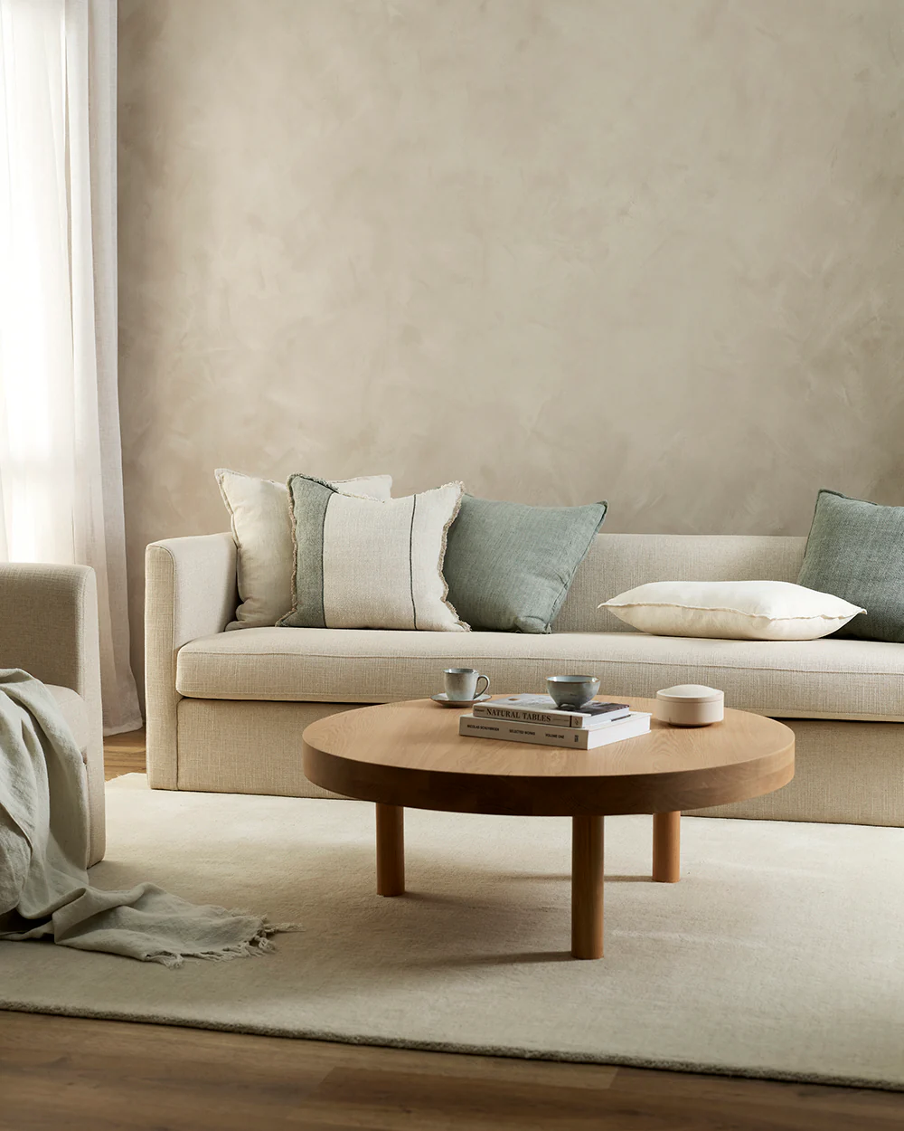 Flaxmill Sage Cushion - Image 4