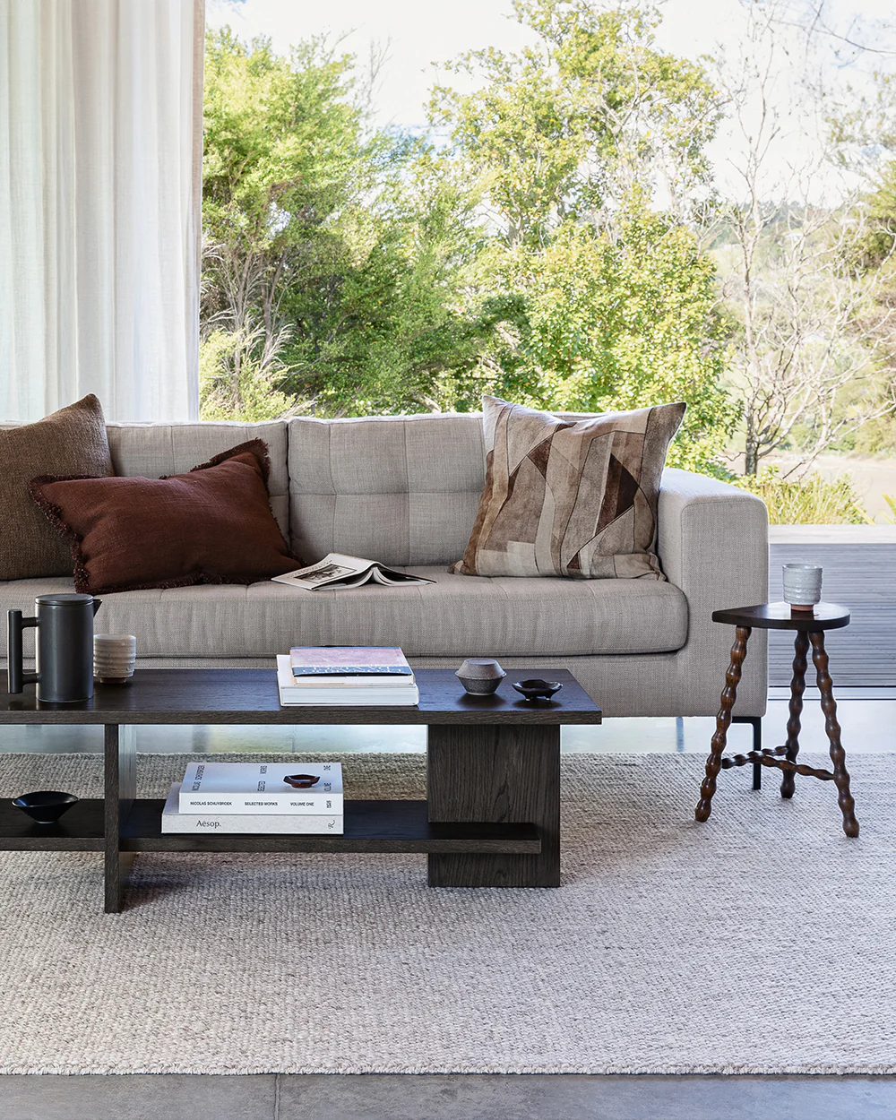 Grove Brick Square Cushion - Image 3