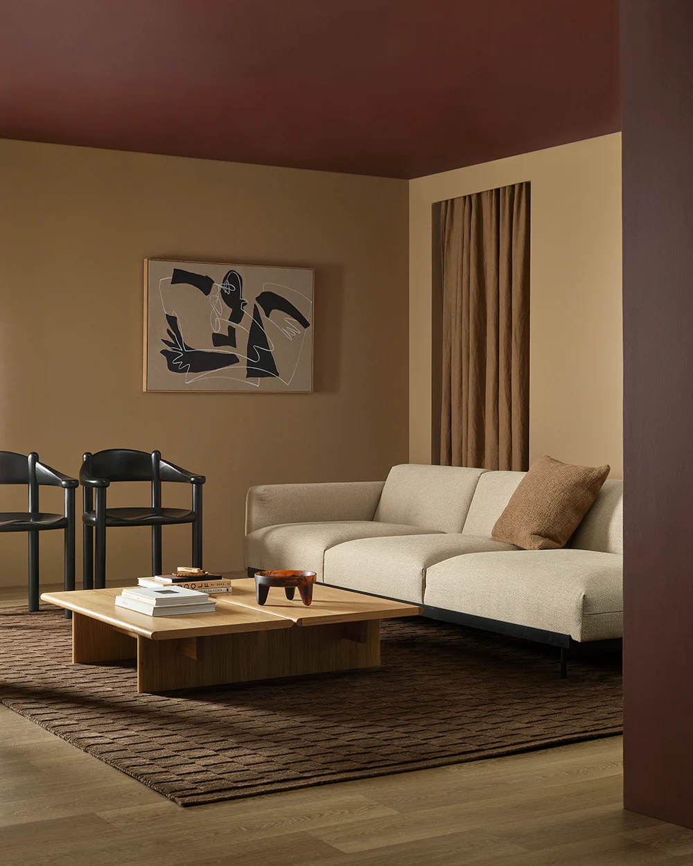 Hugo Espresso Floor Rug - Image 3