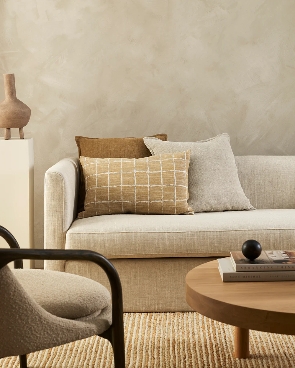 Johnson Ochre Cushion - Image 2