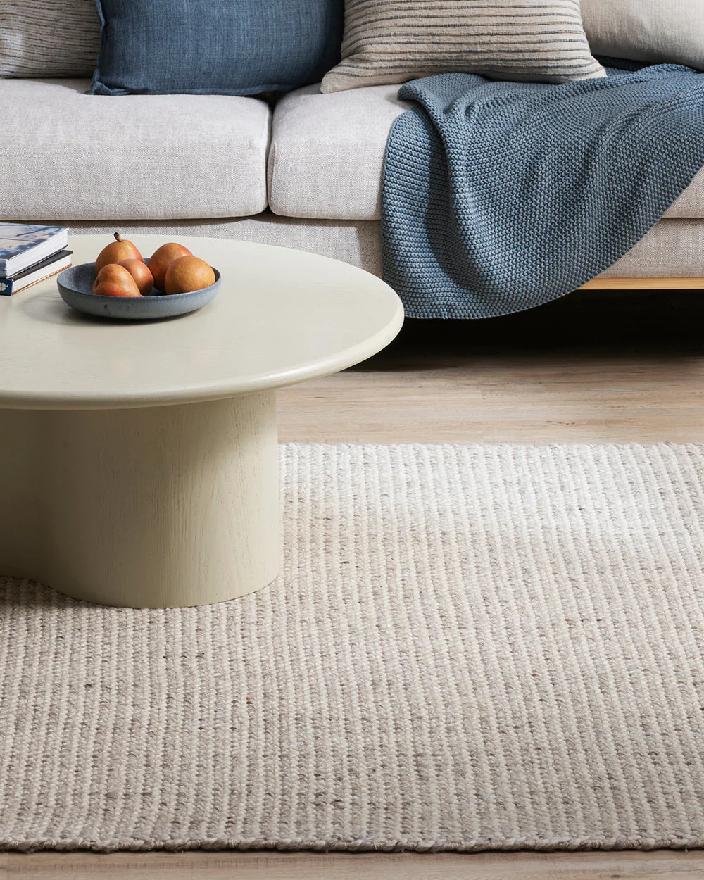 Kansas Oyster/Natural Floor Rug - Image 4