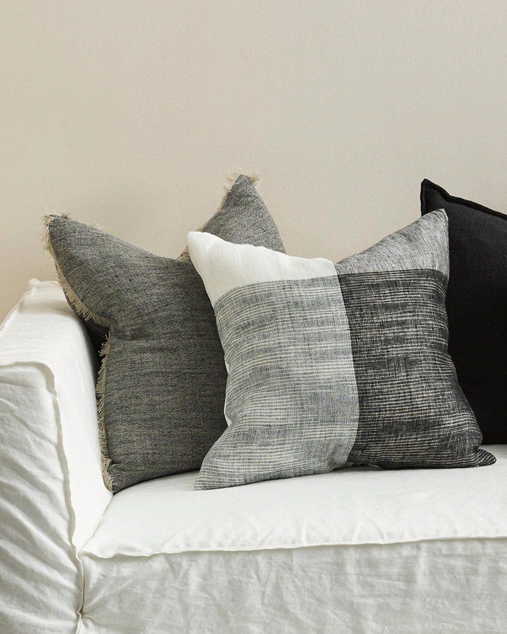 Keaton Black Cushion - Image 3