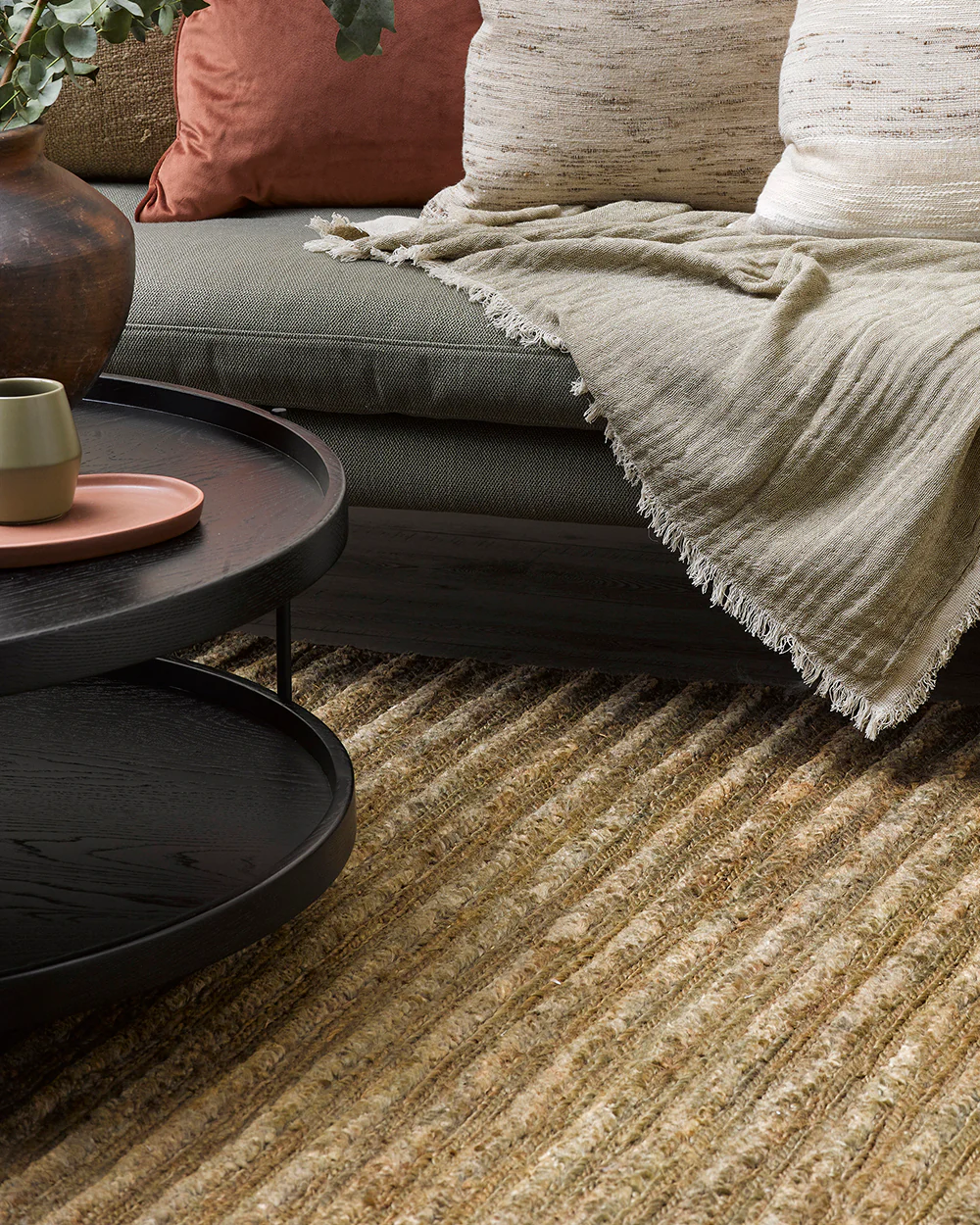 Kencho Tobacco Floor Rug - Image 4