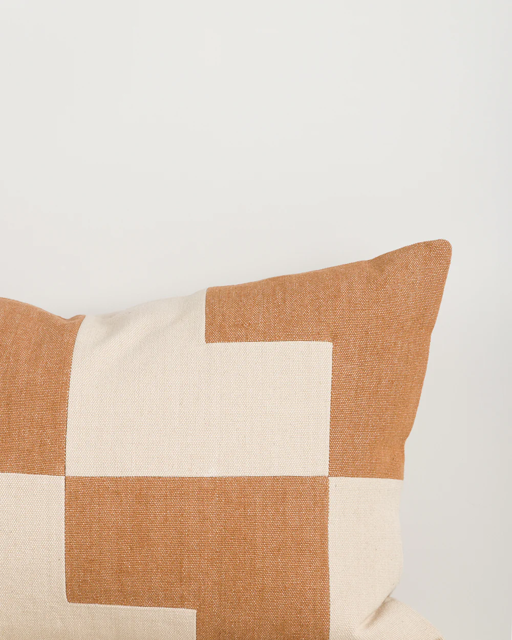 Kiln Oat/Caramel Cushion - Image 4