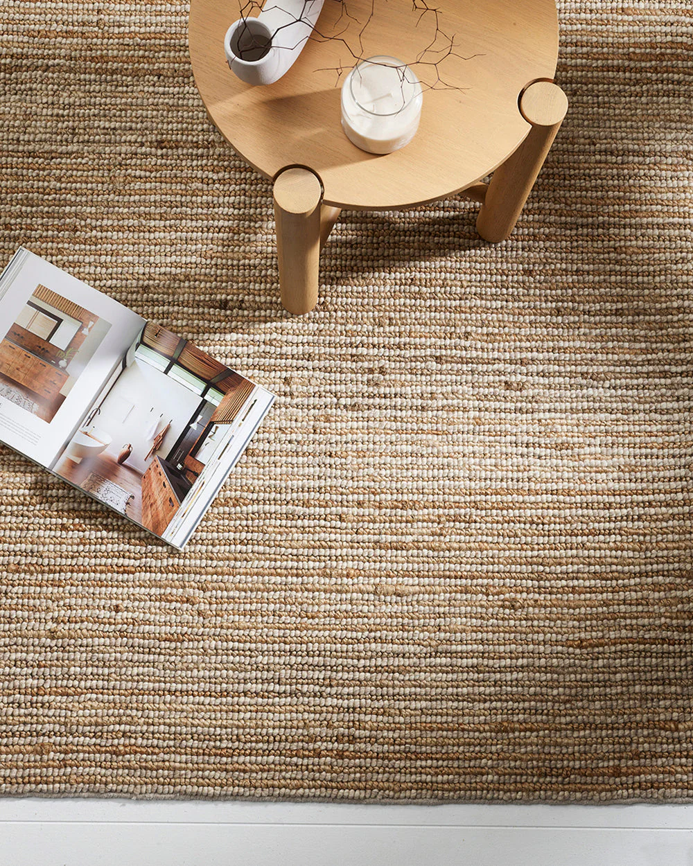 Lima Sand/Natural Floor Rug - Image 3