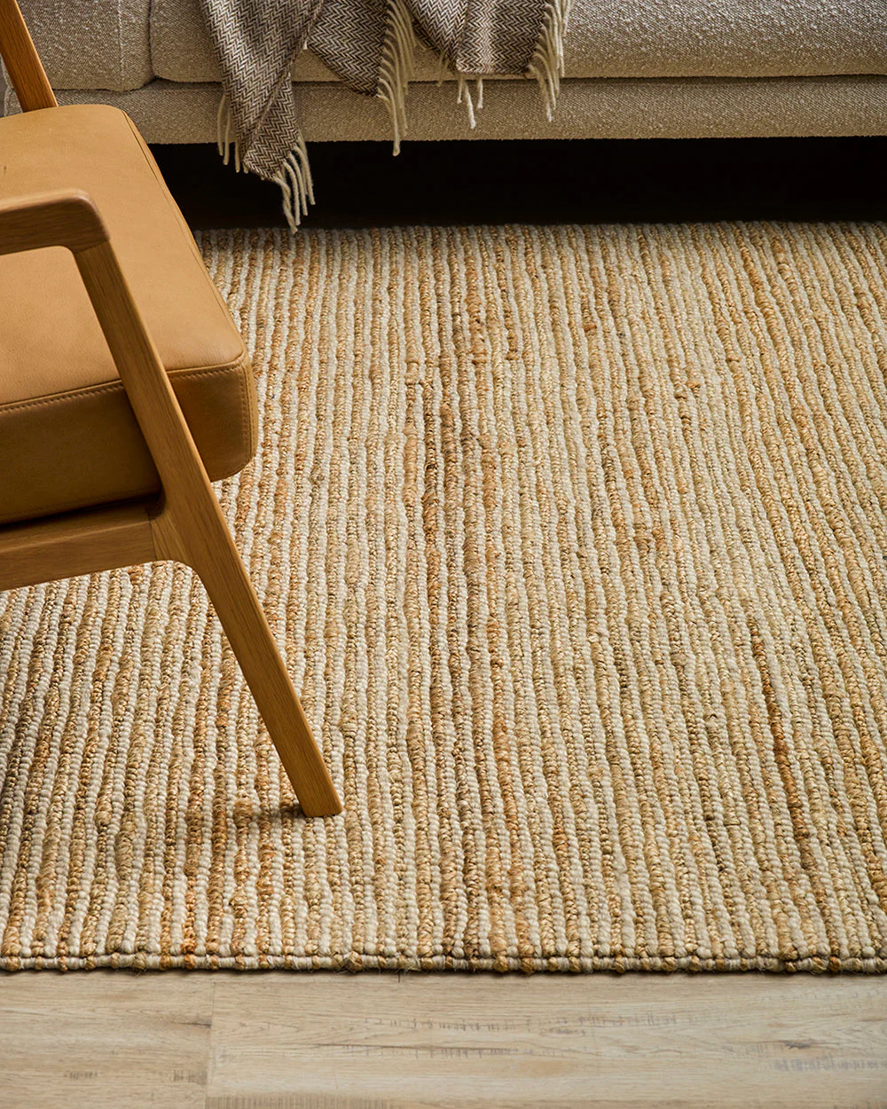 Lima Sand/Natural Floor Rug - Image 4