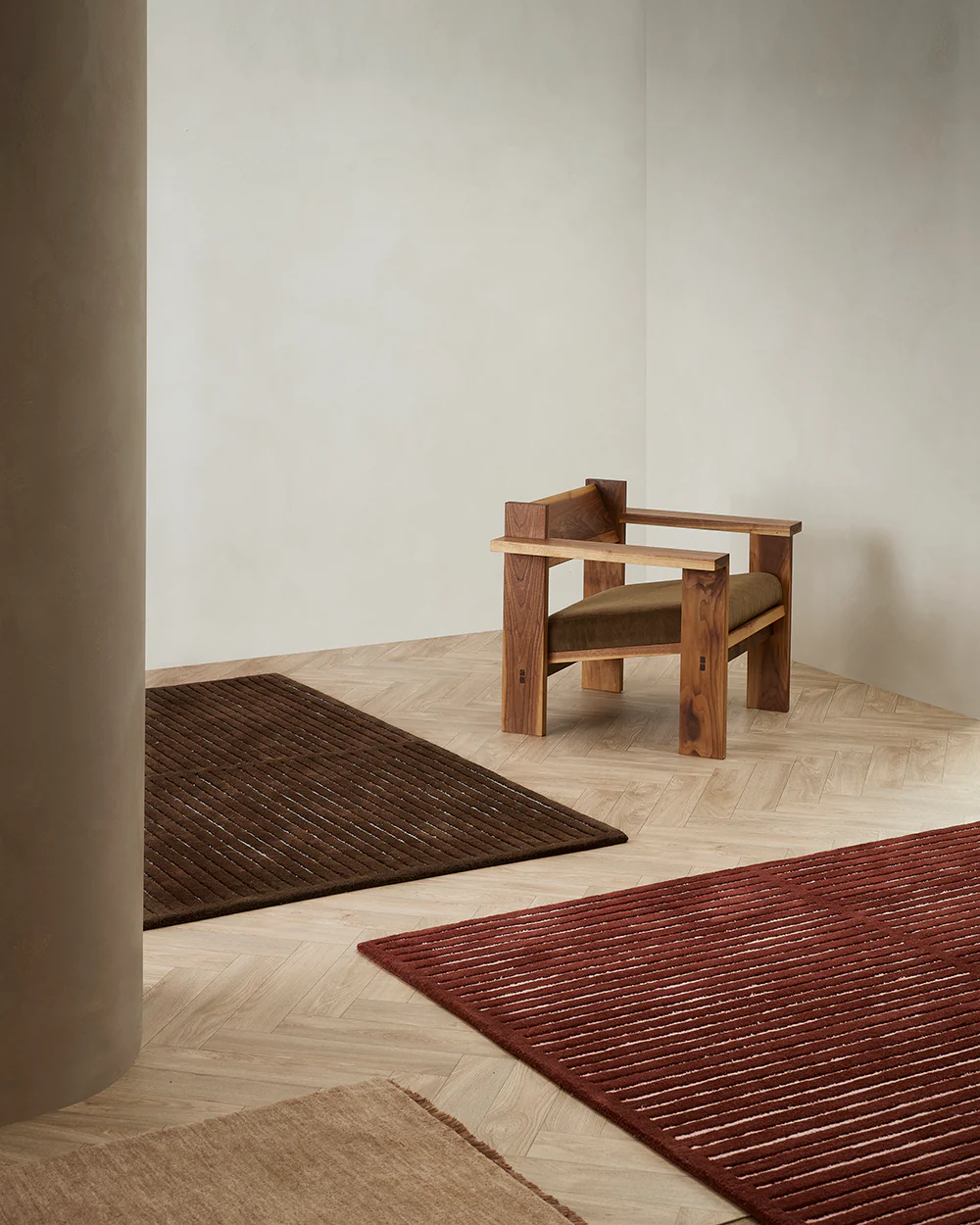 Marlow Chocolate Floor Rug - Image 5