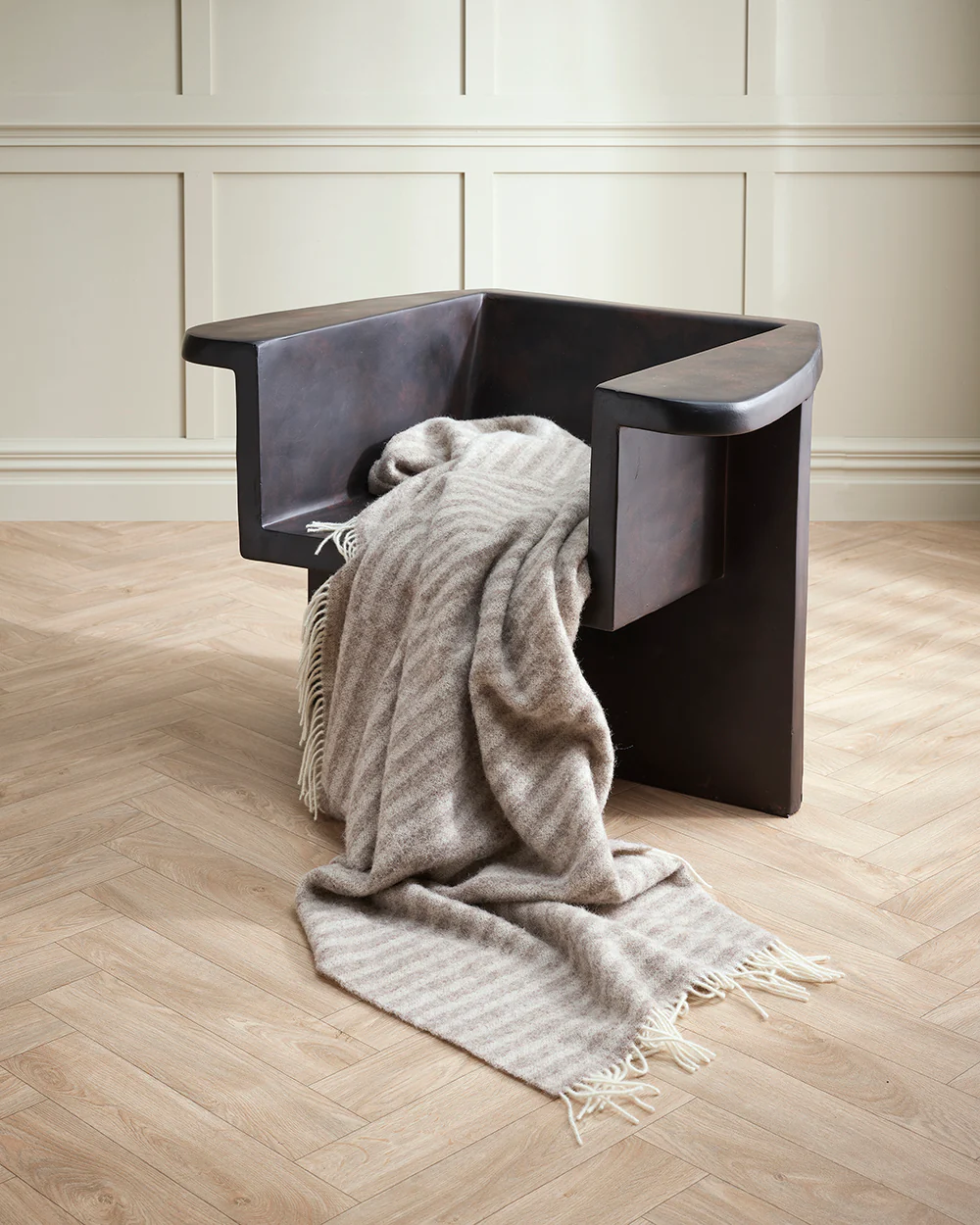 Noah Oatmeal Throw - Image 4