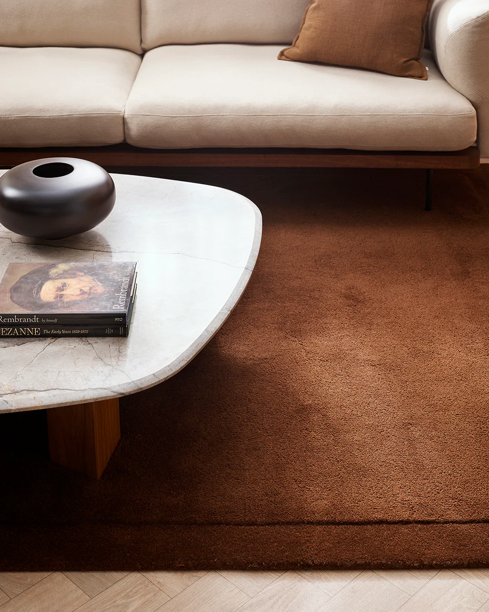 Norfolk Chocolate Floor Rug - Image 3