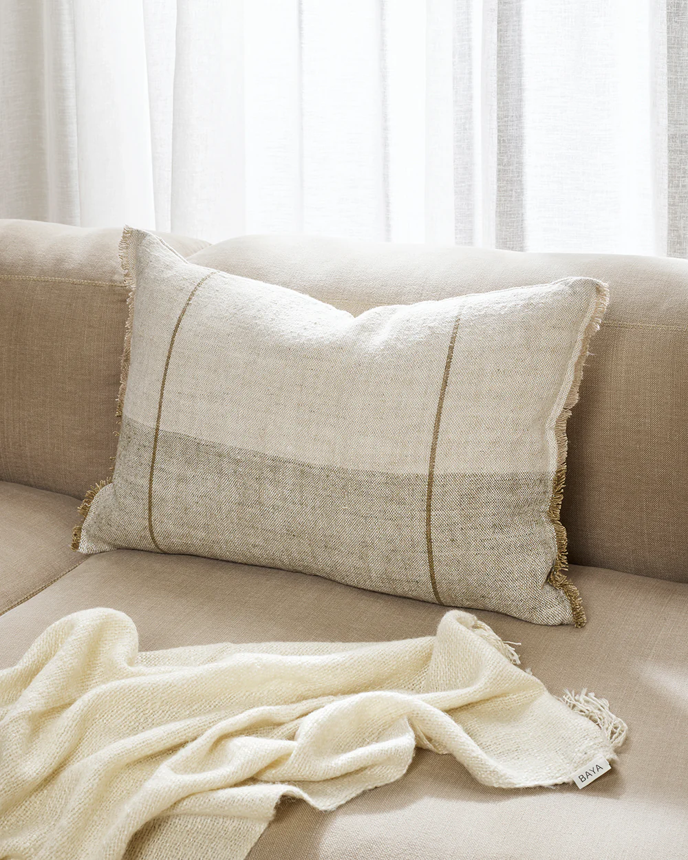 Oliver Sand Cushion - Image 4