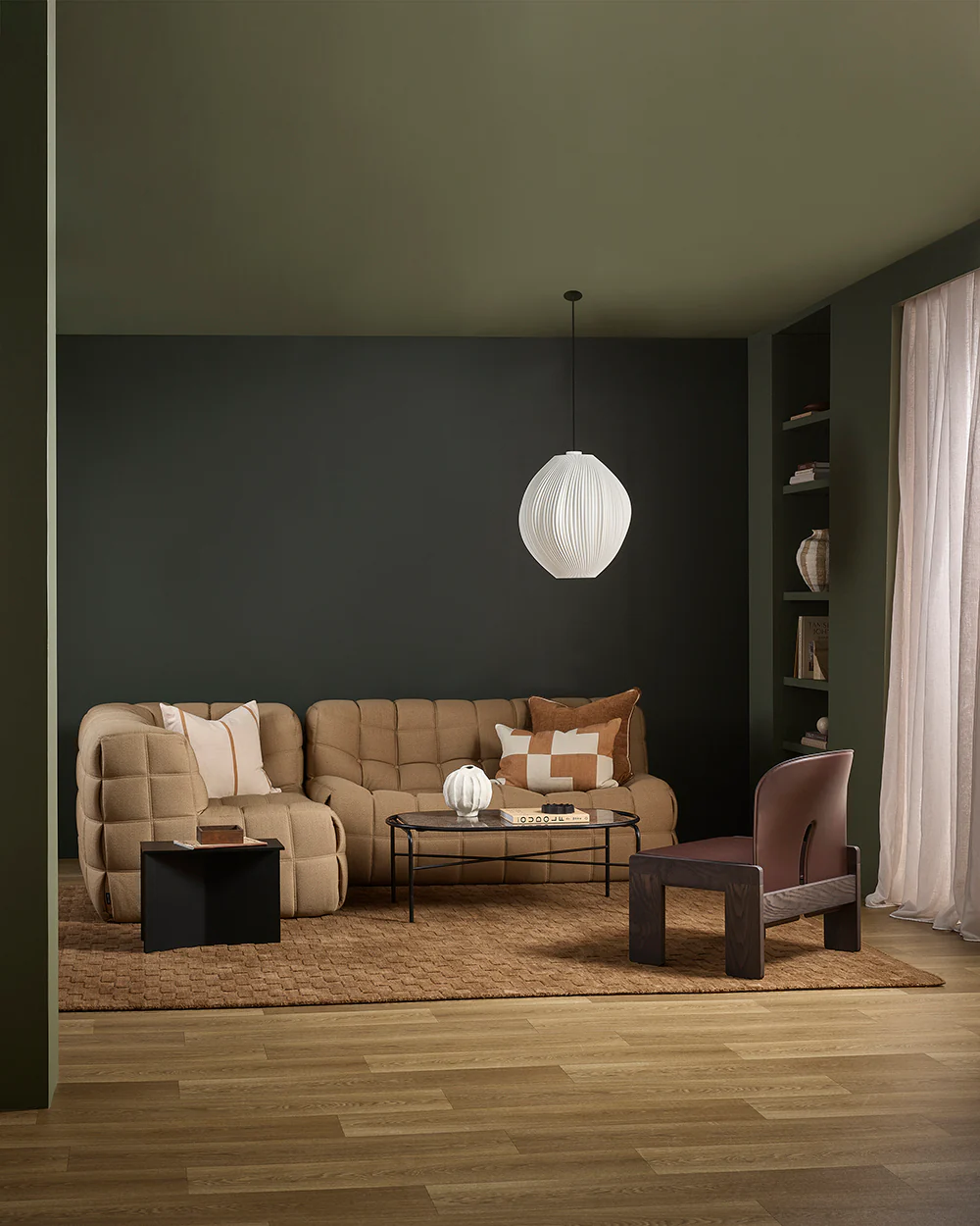 Otis Oat/Caramel Cushion - Image 3