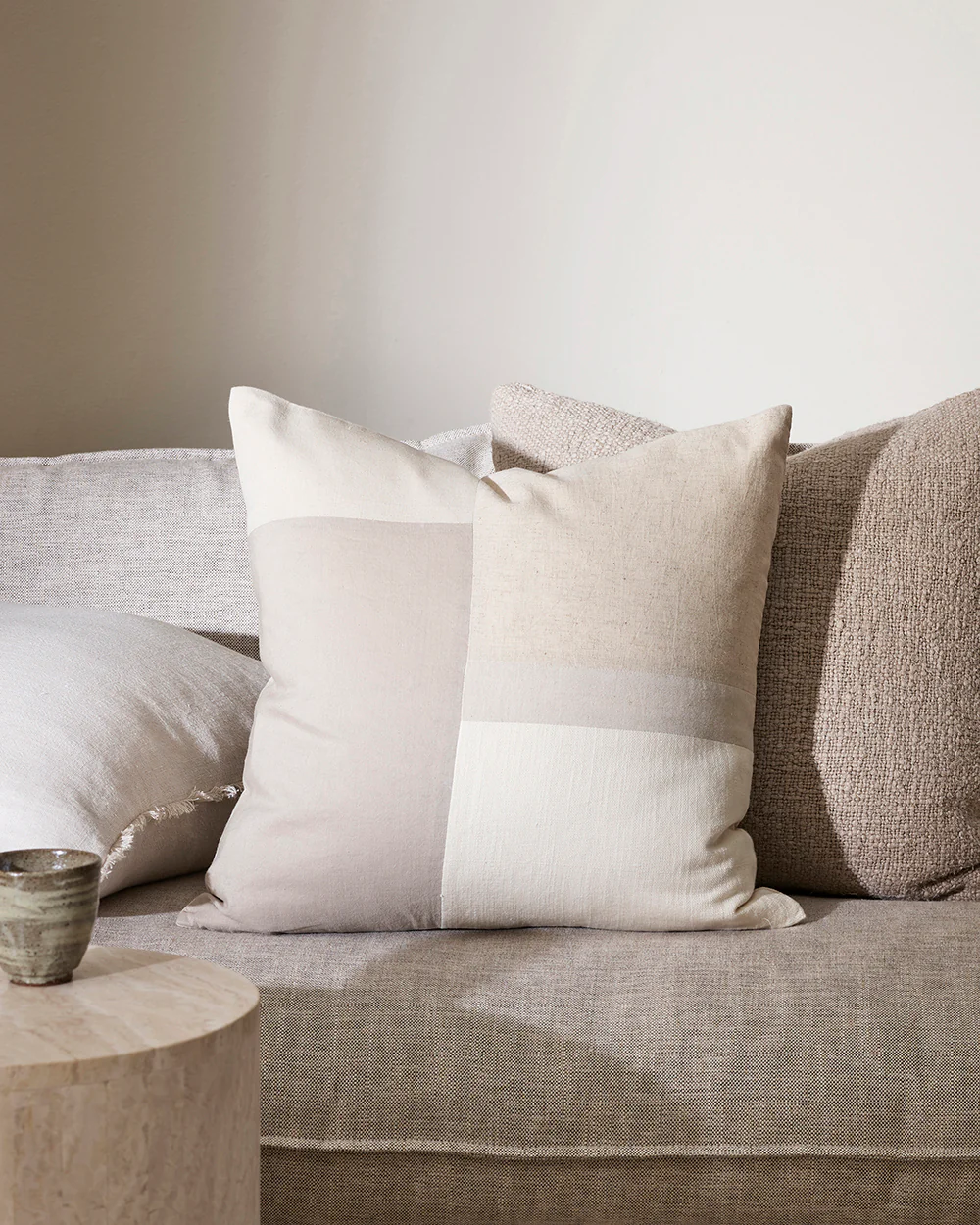 Sherwin Oatmeal Cushion - Image 3