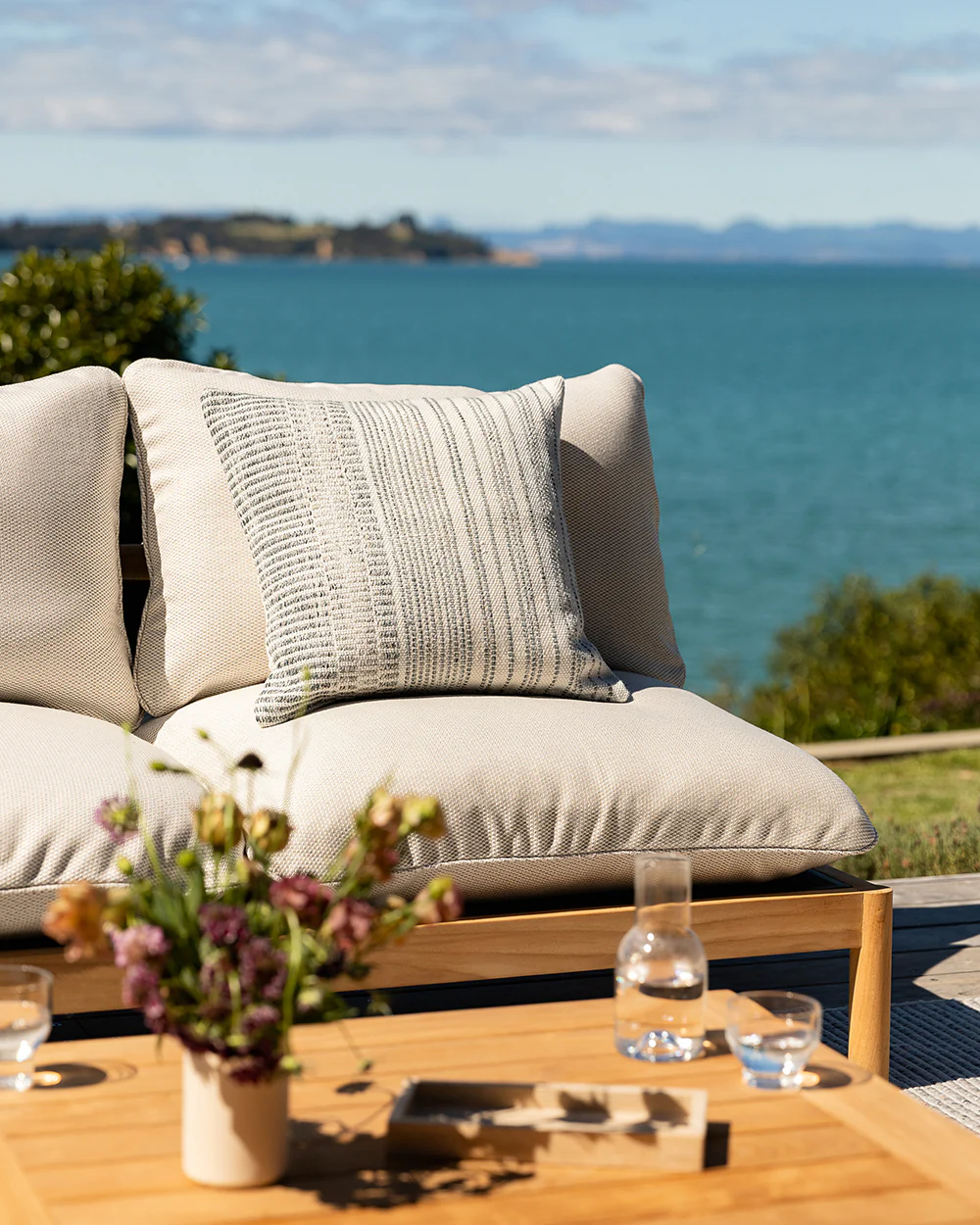 Sonnet Eucalyptus Cushion - Image 2