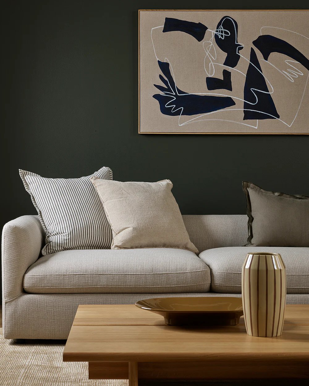Sutton Oat Cushion - Image 2