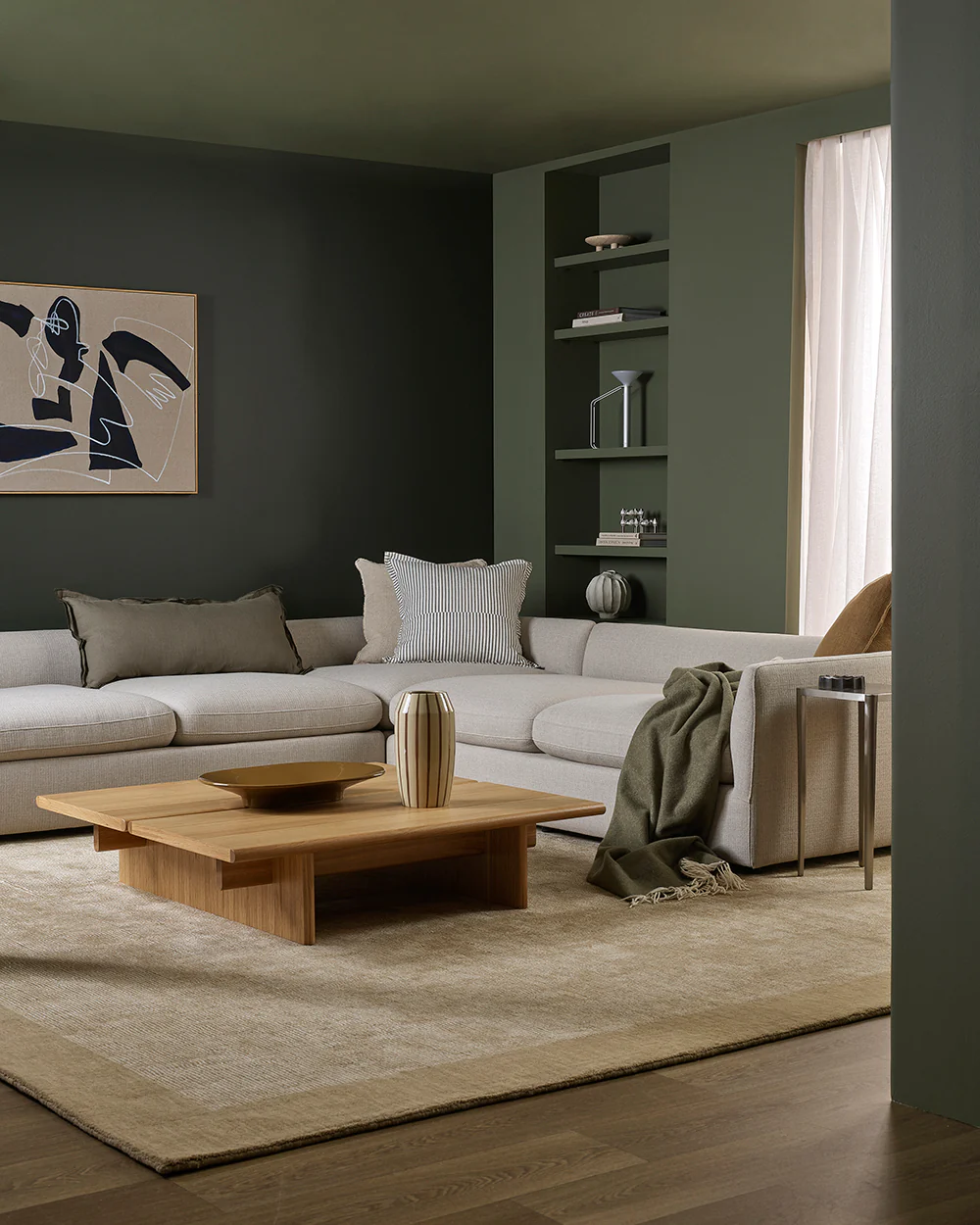 Sutton Oat Cushion - Image 3