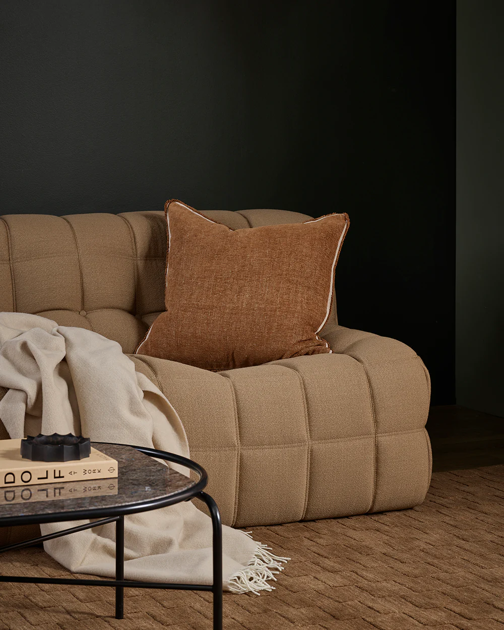 Sutton Praline Cushion - Image 2