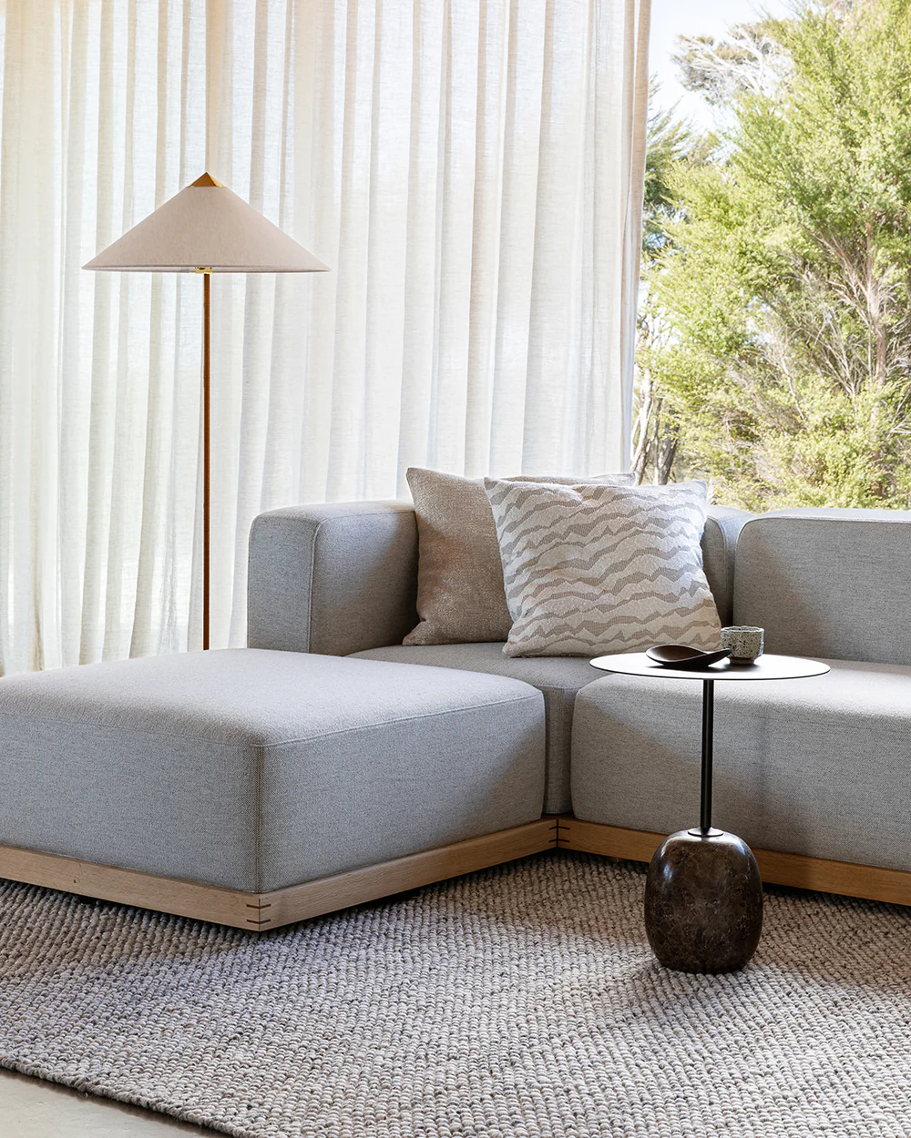 Vincent Ivory Square Cushion - Image 4