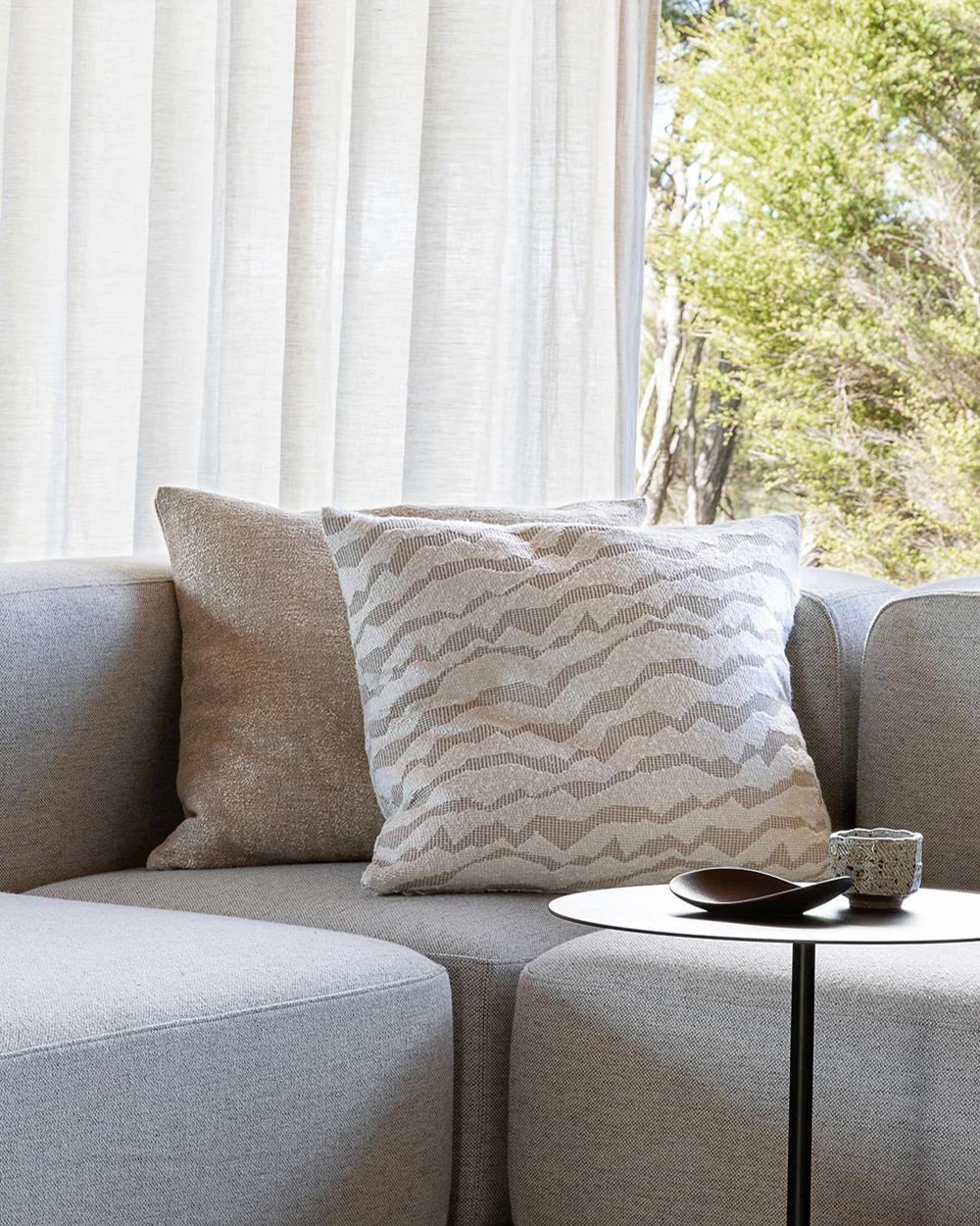 Vincent Ivory Square Cushion - Image 5